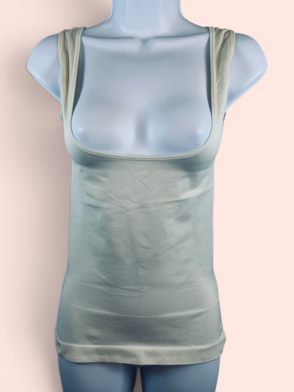 Shapermint Essentials Size M Beige Open Bust Shaper Cami